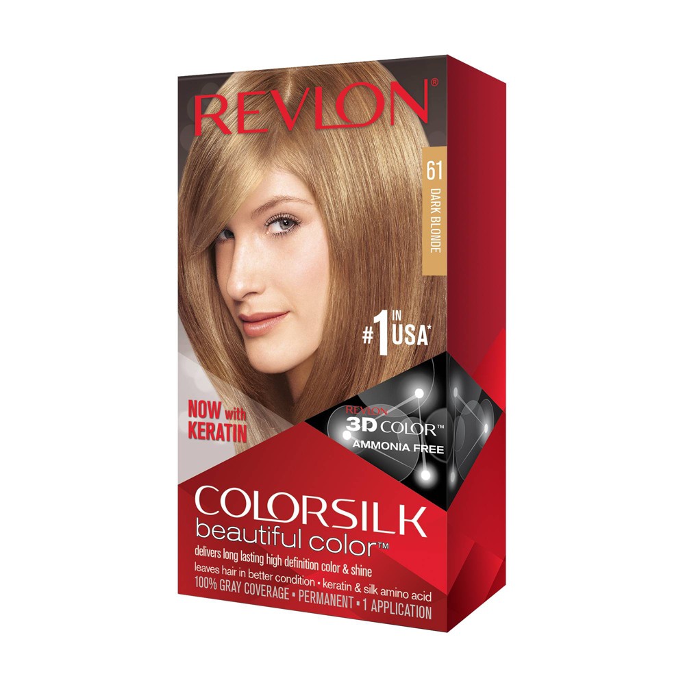 UPC 309976623610 product image for Revlon ColorSilk Beautiful Permanent Hair Color - 4.4 fl oz - 61 Dark Blonde - 1 | upcitemdb.com