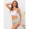 Allegra K Women's High Waist Shaping Tummy Control Breathable Briefs - 4 of 4