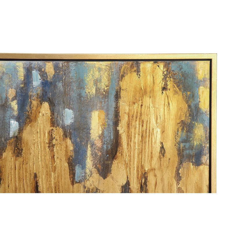 Canvas Abstract Framed Wall Art with Gold Frame Brown - Olivia &#38; May, 4 of 16
