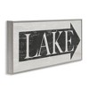 Stupell Industries Distressed Lake Arrow Sign, 30" x 13" - 3 of 4