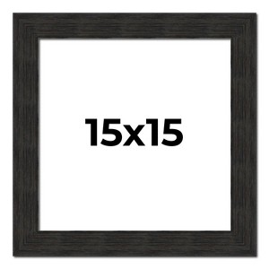 PosterPalooza | Square Contemporary Black Picture Frame - UV Acrylic, Foam Board Backing, Hanging Hardware - 1 of 4