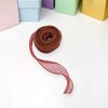 Unique Bargains Ribbon Gold-Edged Fishtail Organza Simple Style Polyester 354.33"x1.57" 1 Pc - 2 of 3