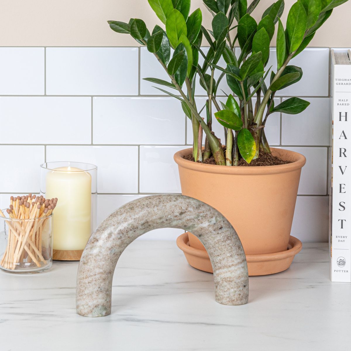 Storied Home Marble Arch Tabletop Shelf Décor - thumbnail 2