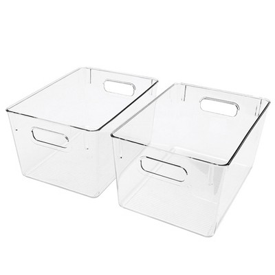 Image of The Lakeside Collection Set of 2 Storage Bins