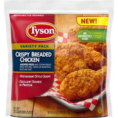 Tyson Crispy Breaded Chicken Variety Pack - Frozen - 39oz