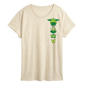 Women's - Star Wars - The Mandalorian Grogu Icons Short Sleeve Graphic T-Shirt - 1 of 4