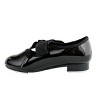 Dance Class Patent Flexible Tap Shoe with ribbon tie - image 4 of 4