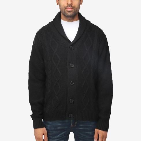 X RAY Waffle Knitted Shawl Collar Cardigan – X-RAY JEANS