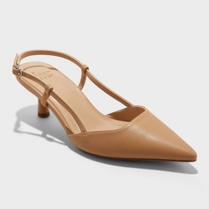 Women's Annette Slingback Heels - A New Day™ - 1 of 4