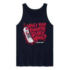 Men's - Scream - Favorite Scary Movie Graphic Tank Top - 1 of 3