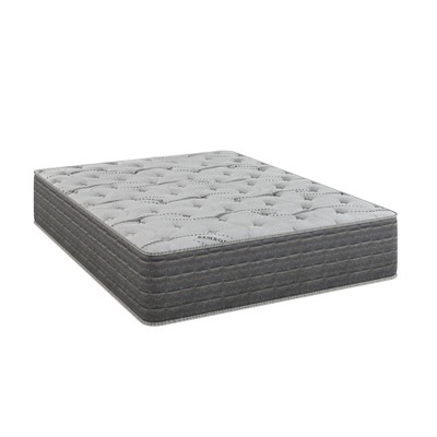 NicBex 13 Inch Two Sided Pillow Top High Density Foam Mattress with CertiPUR-US Certified,Mattress in a Box,White+Gray