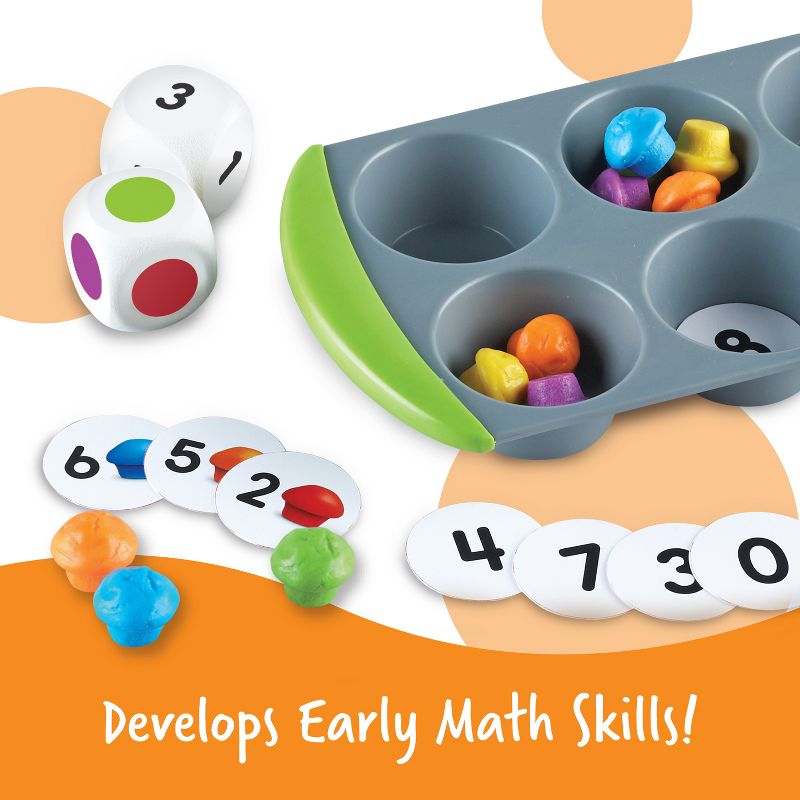 Learning Resources Mini Muffin Match Up, Fine Motor Game, Ages 3+, 2 of 6