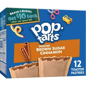 Pop-Tarts Frosted Brown Sugar Cinnamon Pastries - 12ct/20.31oz - 1 of 4