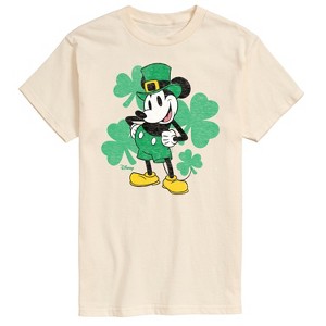 Men's - Disney - Leprechaun Mickey Short Sleeve Graphic T-Shirt - 1 of 4