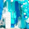 PartyWoo Crepe Paper Streamers Turquoise Teal 6 Rolls 492 ft 1.8 Inch x 82 Ft Rolls - 2 of 4