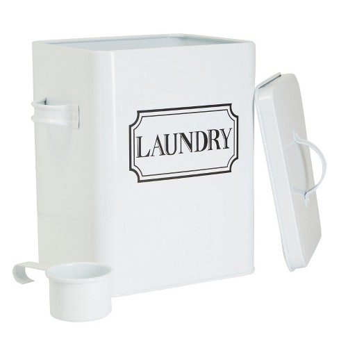 Auldhome Design- 9qt Enamelware Laundry Powder Container With