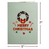 Paper Love Pop Up Christmas Card, 3D Decorated House, Gift for Christmas or Holidays - 5" x 7" - 2 of 4