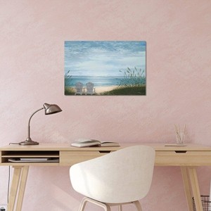 iCanvas Beach Chairs by Bruce Nawrocke Canvas Print Wall Art - 1 of 3