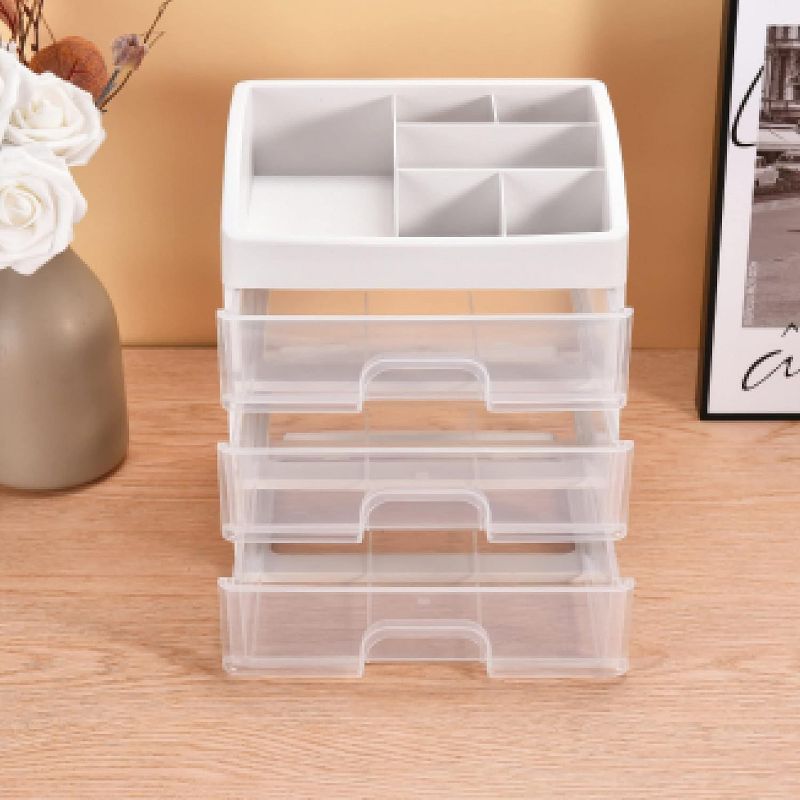 Bins & Things Diamond Painting Organizer with 3 Stackable Drawers - White, 2 of 4