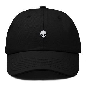Dalix Lil Alien Embroidered Cotton Cap Outdoor Space Nature Dad Hat Mens - 1 of 4
