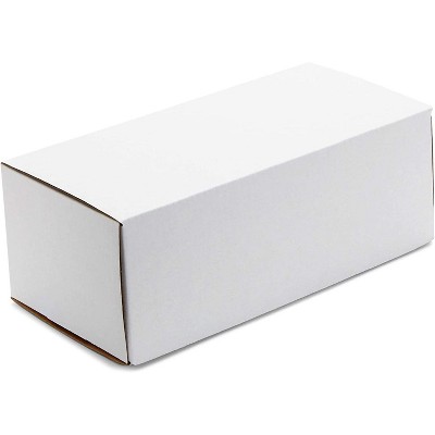 Stockroom Plus 60-Pack White Kraft Corrugated Mailer, Small Shipping Boxes Mailing Box (8 x 4 x 3 in)