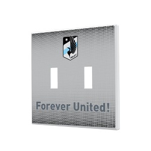 MLS Western Conference Teams Linen Hidden-Screw Light Switch Plate for Double Toggle - 1 of 4
