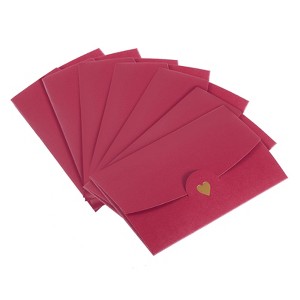 Unique Bargains Blank Paper Mini Vintage DIY Greeting Card Envelopes 20 Pcs - 1 of 4