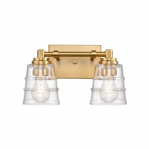 Elk Home Pulsate 2 - Light Vanity in  Satin Brass - 1 of 4