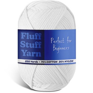 Hearth & Harbor Soft Yarn for Crocheting - Crochet & Knitting Yarn, 250 Yards Amigurumi Yarn, Cotton-Nylon Blend, Worsted Weight Yarn 4 - 1 of 4