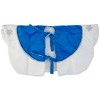 Northlight 45.5" Blue and White Ford Scalloped Christmas Tree Skirt - 2 of 3