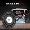 12'' Low Profile Car Subwoofer for Powerful Bass with Dual Voice Coil, 1200 Watt, Slim Mount Design - 4 of 4
