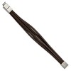 Chisel Stainless Steel Polished Multi Strand Brown PU Leather 8" Bracelet with .5" Extension - 3 of 4