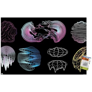 Trends International Retrofuturistic  Shapes Unframed Wall Poster Prints - 1 of 4