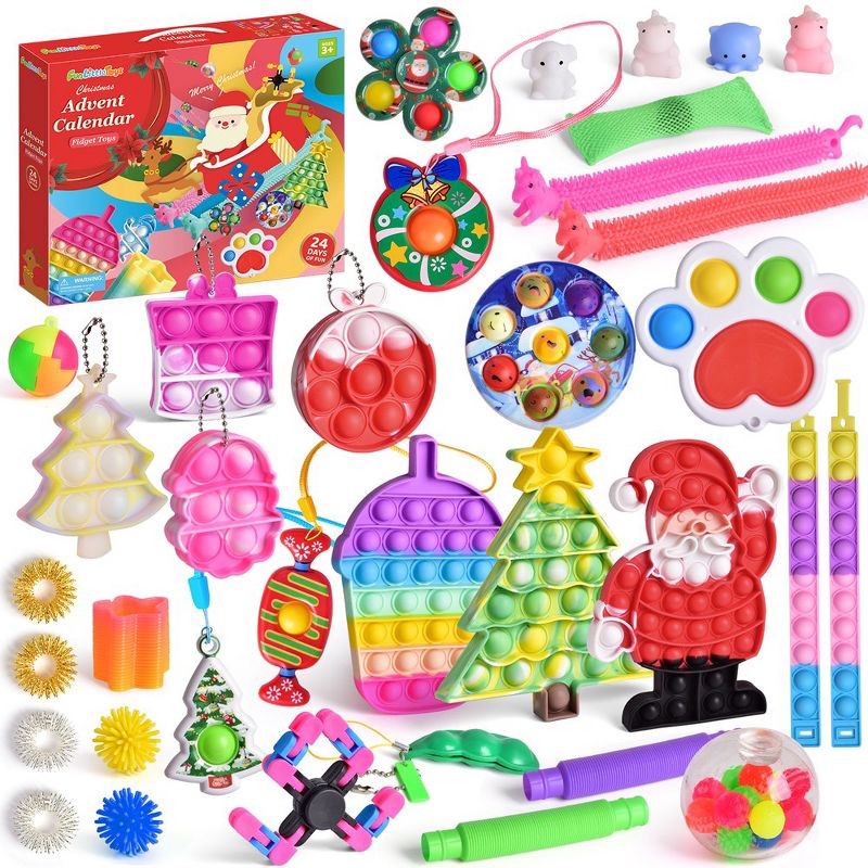 Fun Little Toys Christmas Advent Calendar - Assorted Fidget Toys, 1 of 8