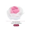 Unique Bargains Wedding Decor PE Mini Faux Artificial Rose Flower Heads 1.38 Inch Dia 250 Pcs - 2 of 3