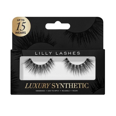 Lilly Lashes Luxury Synthetic False Eyelashes - POSH - 1pr
