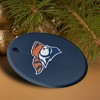 Carroll University Primary Logo Porcelain Holiday Christmas Tree Ornament - 4 of 4