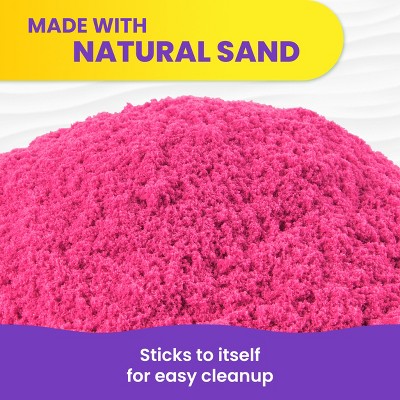 Crystal Pink Shimmering Children's Kinetic Sand 2lb Bag