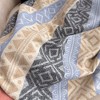 Anna-Kaci Soft Geometric Pattern Winter Scarf with Warm Cozy Knit Texture 78.5×26 Inches - 3 of 4