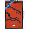 Trends International NFL Denver Broncos - Logo 25 Framed Wall Poster Prints - 3 of 4