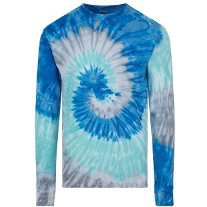 DARESAY Long Sleeve Tie Dye T-Shirt, For Men, Women And Teens (Up to 5XL) - 1 of 2