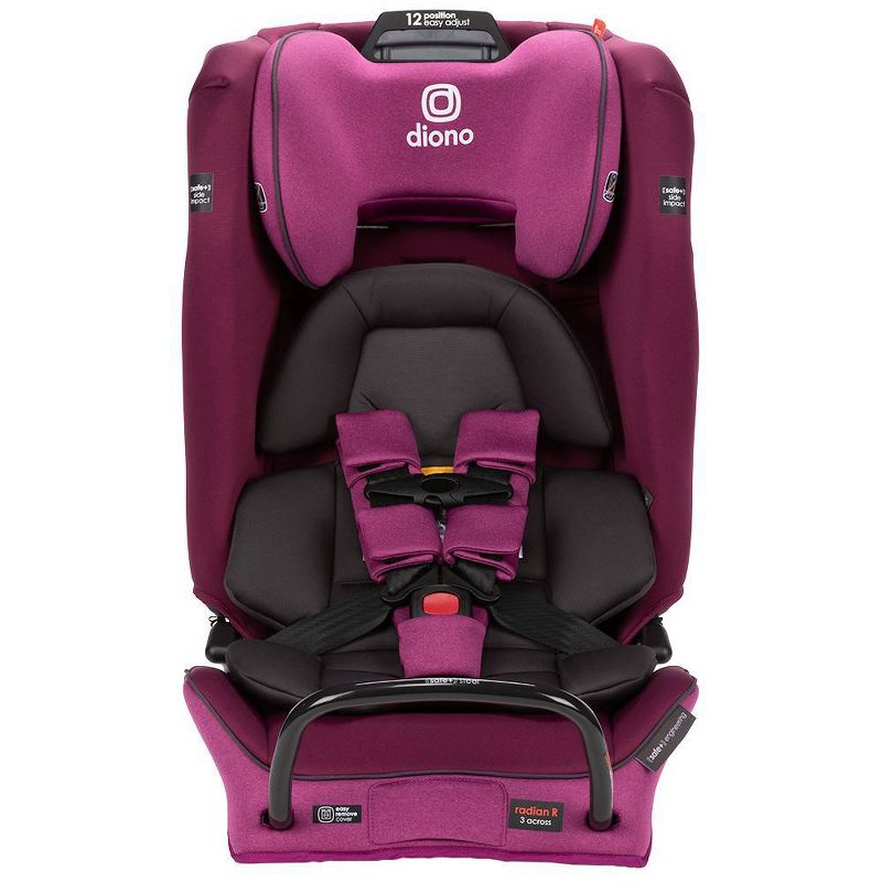 Diono Radian 3RXT Safe + Latch Convertible Car Seat - Purple Plum, 6 of 10