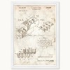 Wynwood Studio 15"x21" Toy Building Brick 1961 Parchment Wall Art White Frame: Modern Canvas, Wood Composite Frame - 3 of 3