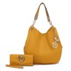 MKF Collection Ashley Vegan Leather Women’s Hobo Shoulder Bag with Wristlet Wallet by Mia K - 2 of 4