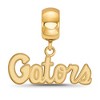 Black Bow Jewelry 14k Yellow Gold Plated Sterling Silver Florida Gators NCAA Bead Charm - 2 of 4