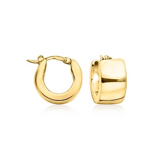 Ross-Simons Italian 18kt Yellow Gold Huggie Hoop Earrings - 1 of 4