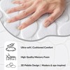 Evideco French Home Goods 3D Pebble Memory Foam Bath Mats - Bath Mat, Runner Mat, and Contour Mat Available in 10 Colors - 3 of 4