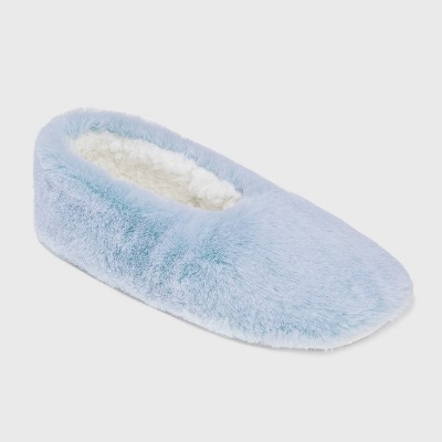 target faux fur slippers