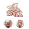 Unique Bargains Women's Elegant Butterfly Hair Clips 1.77"x1.50"x1.18" 3 Pcs - 3 of 3