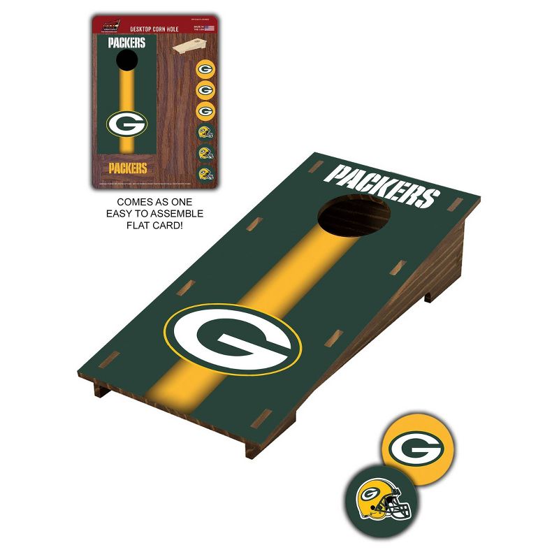 NFL Green Bay Packers Desktop Cornhole, 1 of 3